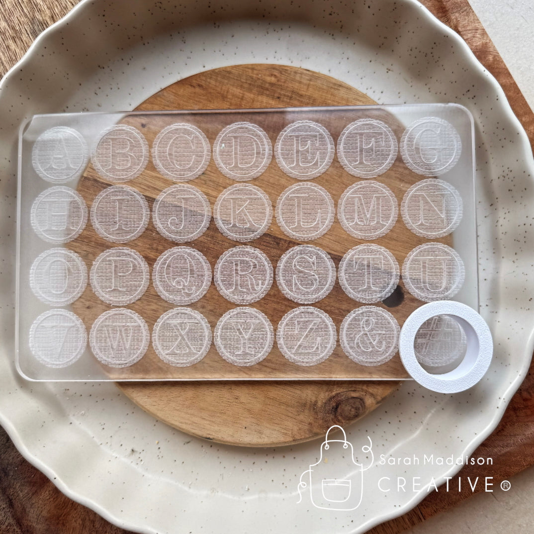 Linen Patches Debosser Plate and Cutter (Sarah Maddison Creative)