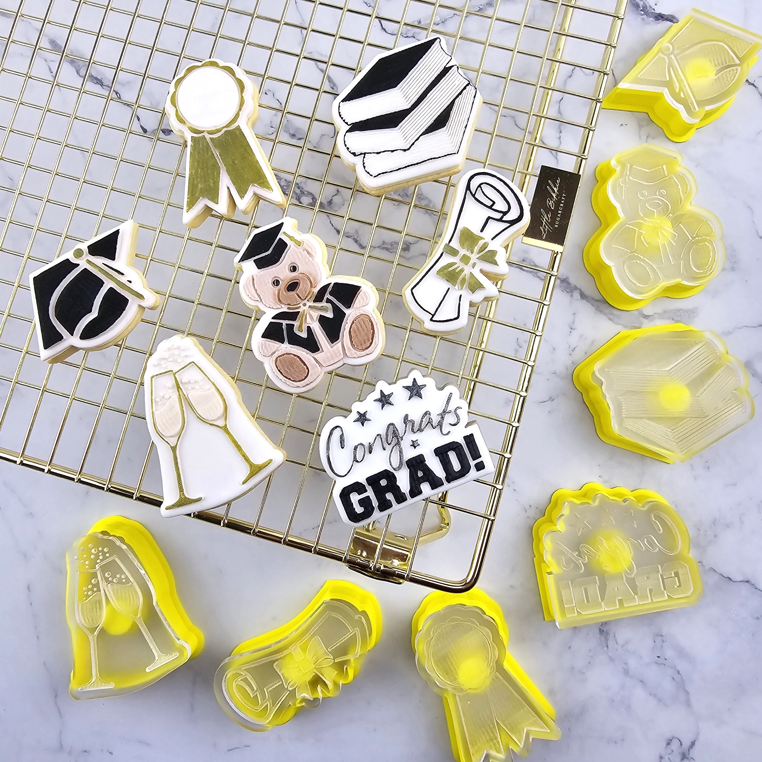Mini Graduation Full 7 Cutter and Debosser Set