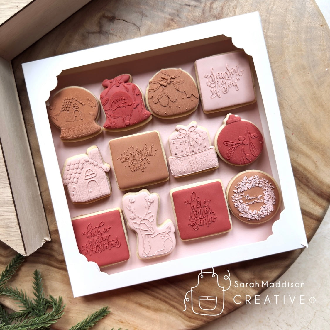 12 Days of Christmas FULL SET Debossers and Cutters  (Sarah Maddison Creative)