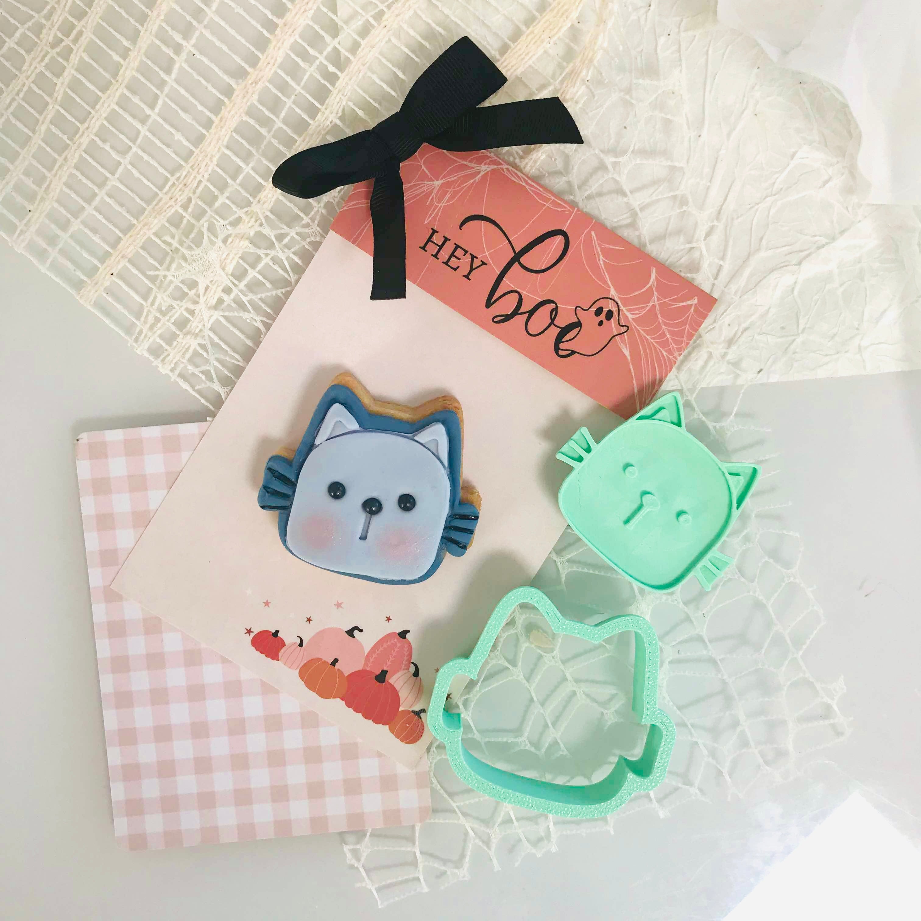 Hey Boo - Halloween Bento Minis Cutter Full Set (SweetP) - Image 7