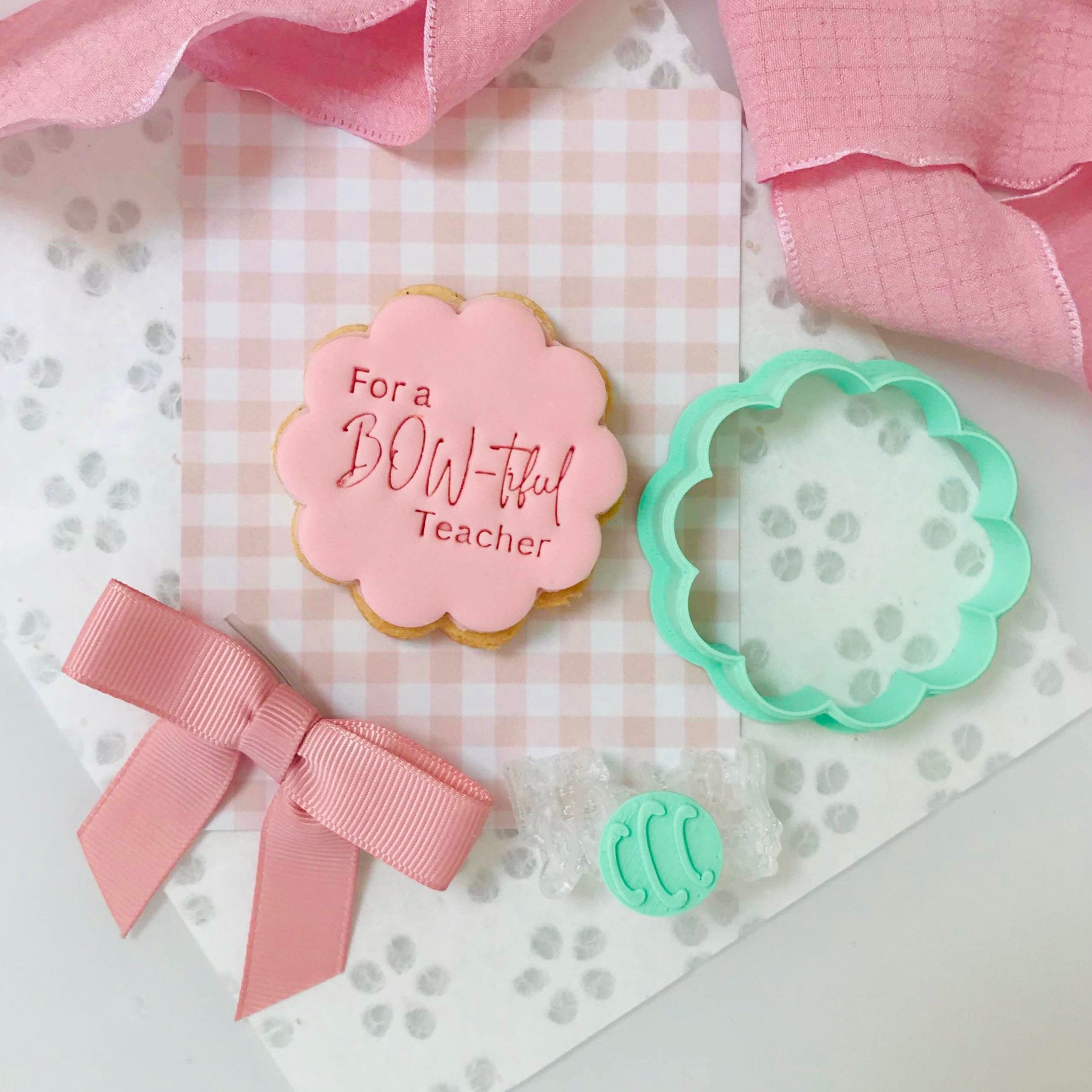 Bow-tiful Teacher - Bento Minis Cutter Full Set (SweetP) - Image 2