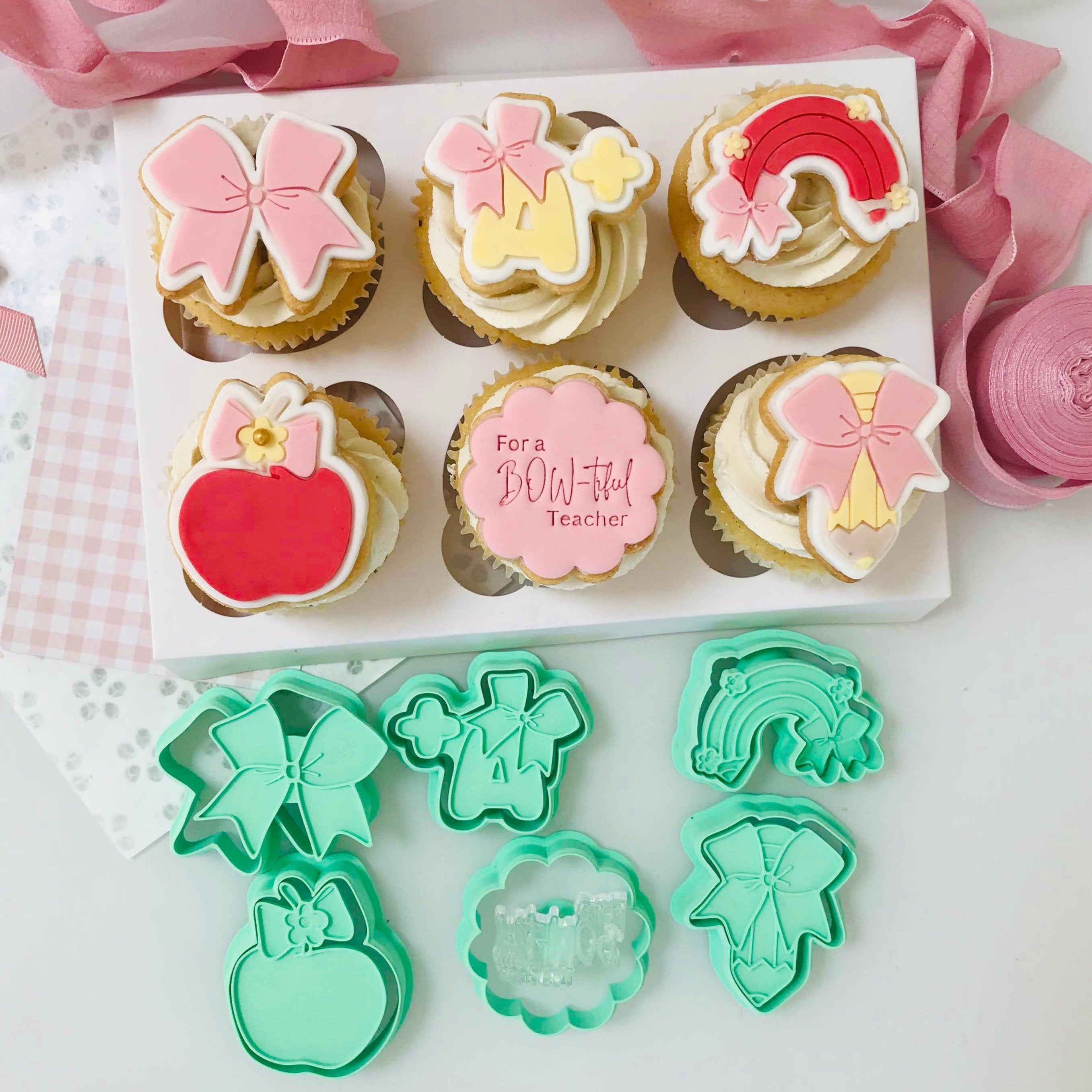 Bow-tiful Teacher - Bento Minis Cutter Full Set (SweetP) - Image 8