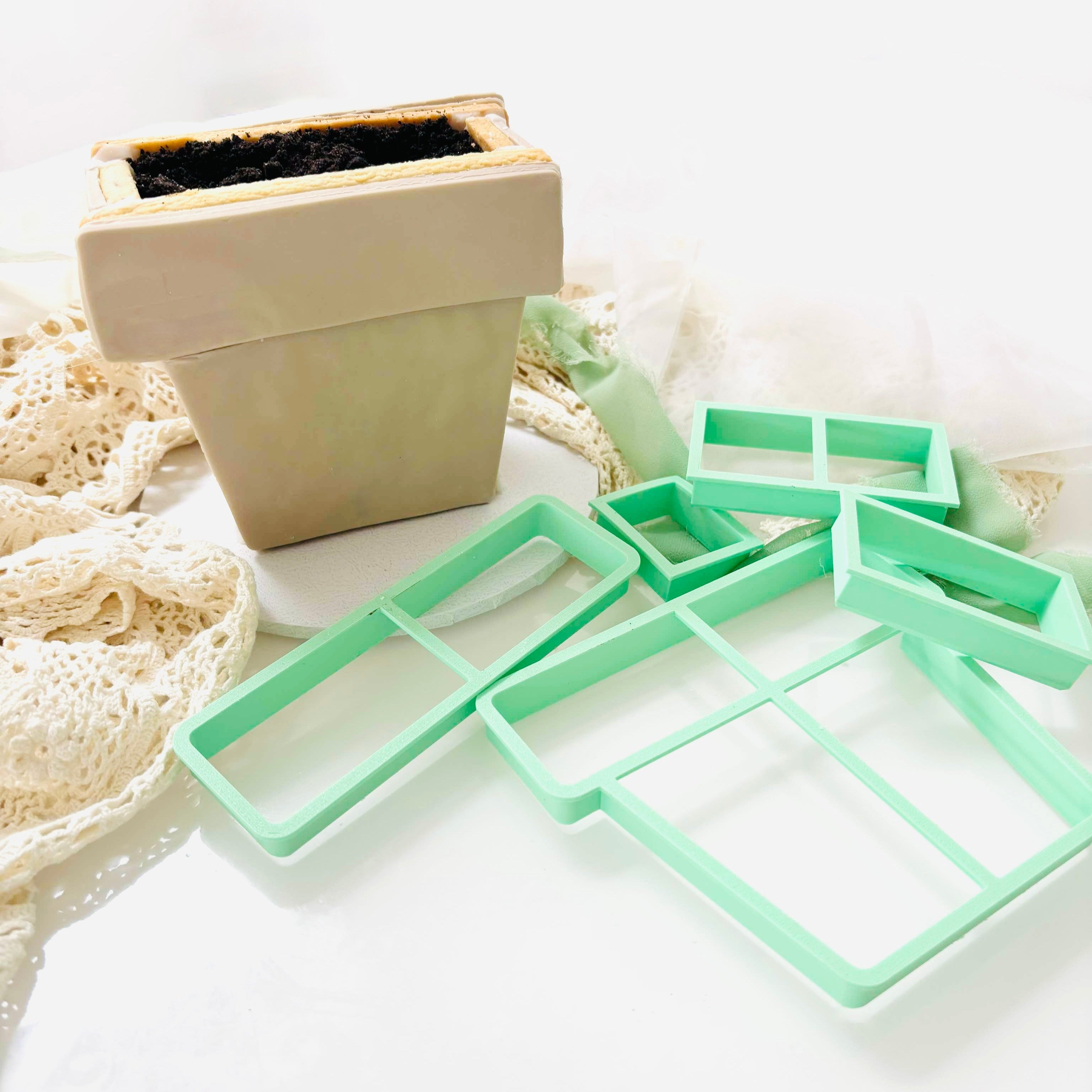 3D Flower Pot + Flowers Bento Full Set (SweetP) - Image 7