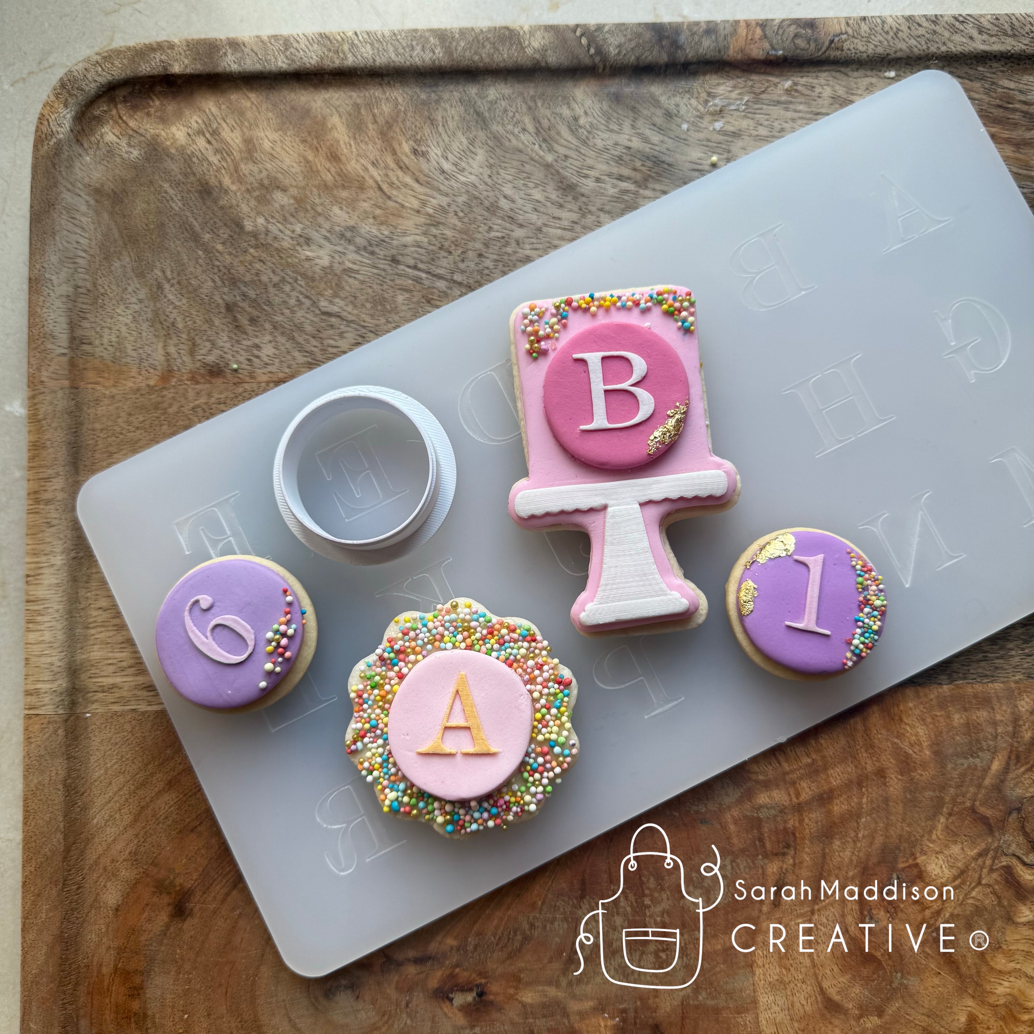 Letter and Number Debosser Plate and Cutter (Sarah Maddison Creative)