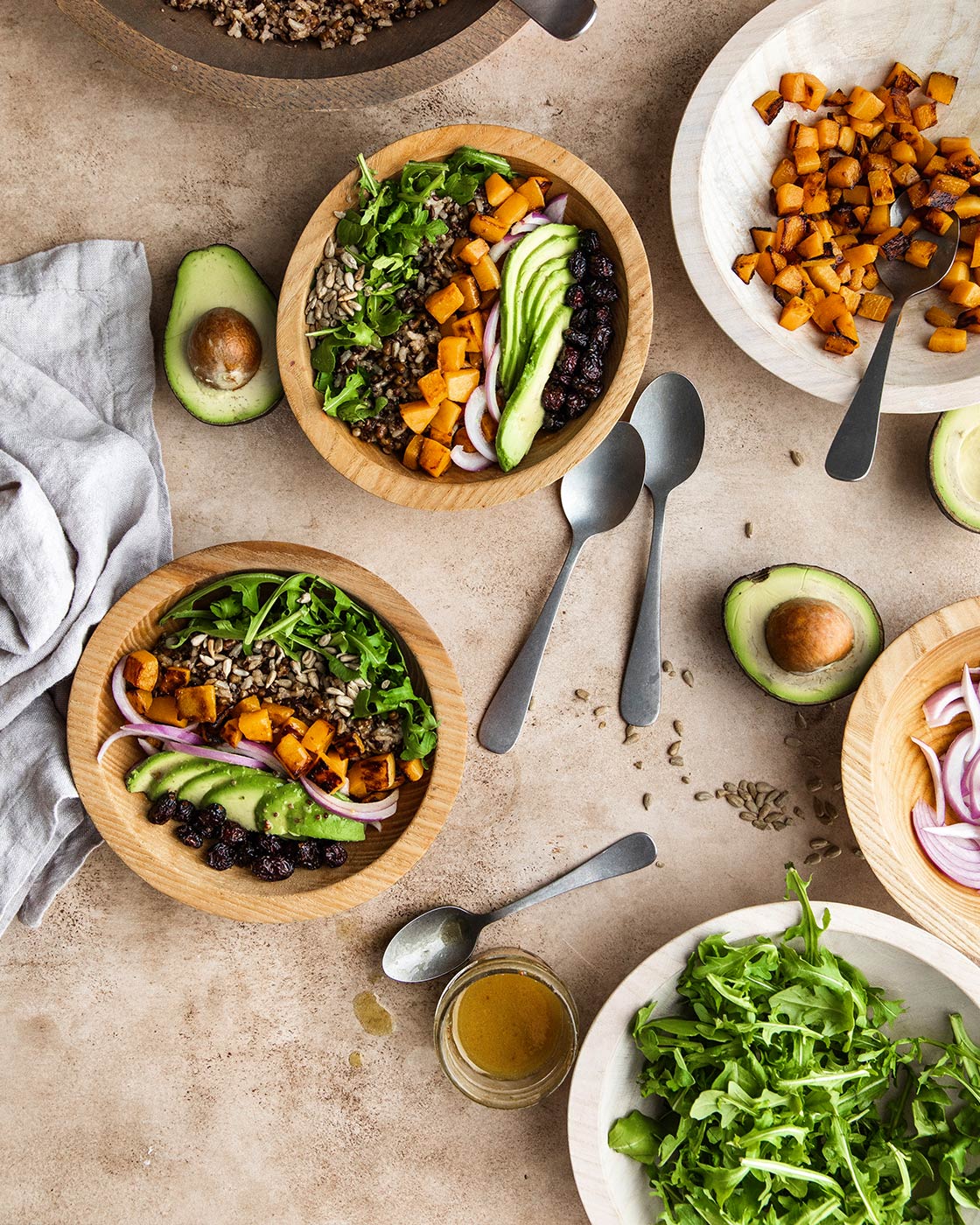 Crafted Wooden Bowls - Natural - Image 4