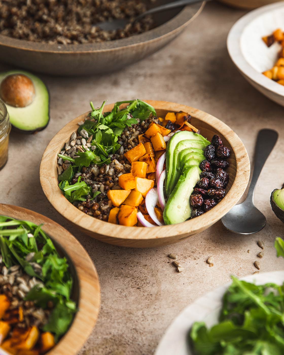 Crafted Wooden Bowls - Natural - Image 12