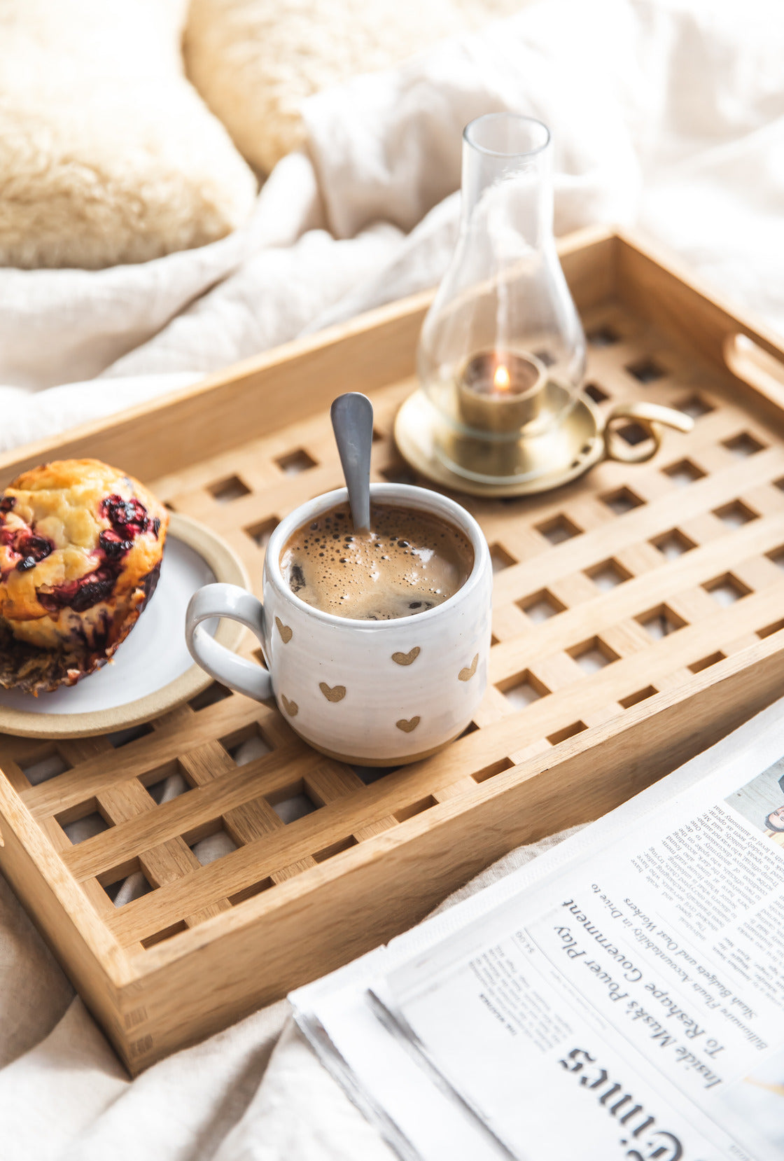 Wooden Lattice Tray - Image 7