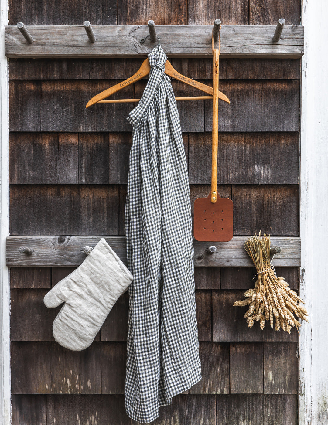 Farmhouse Gingham Homestead Apron - Image 5