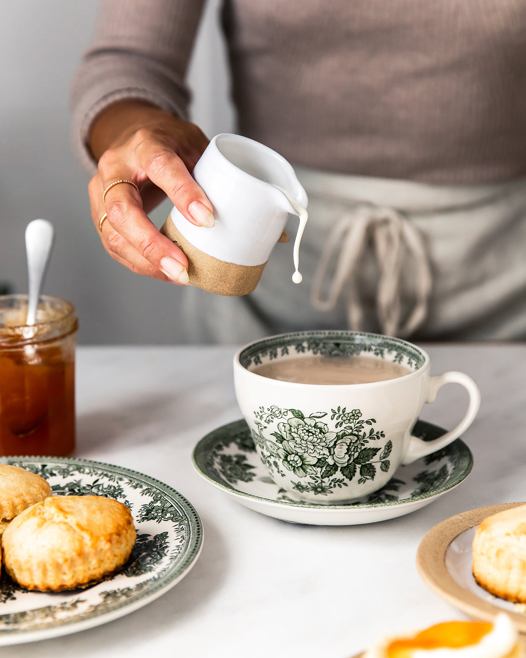 Vintage Transferware Mug & Saucer - Image 5