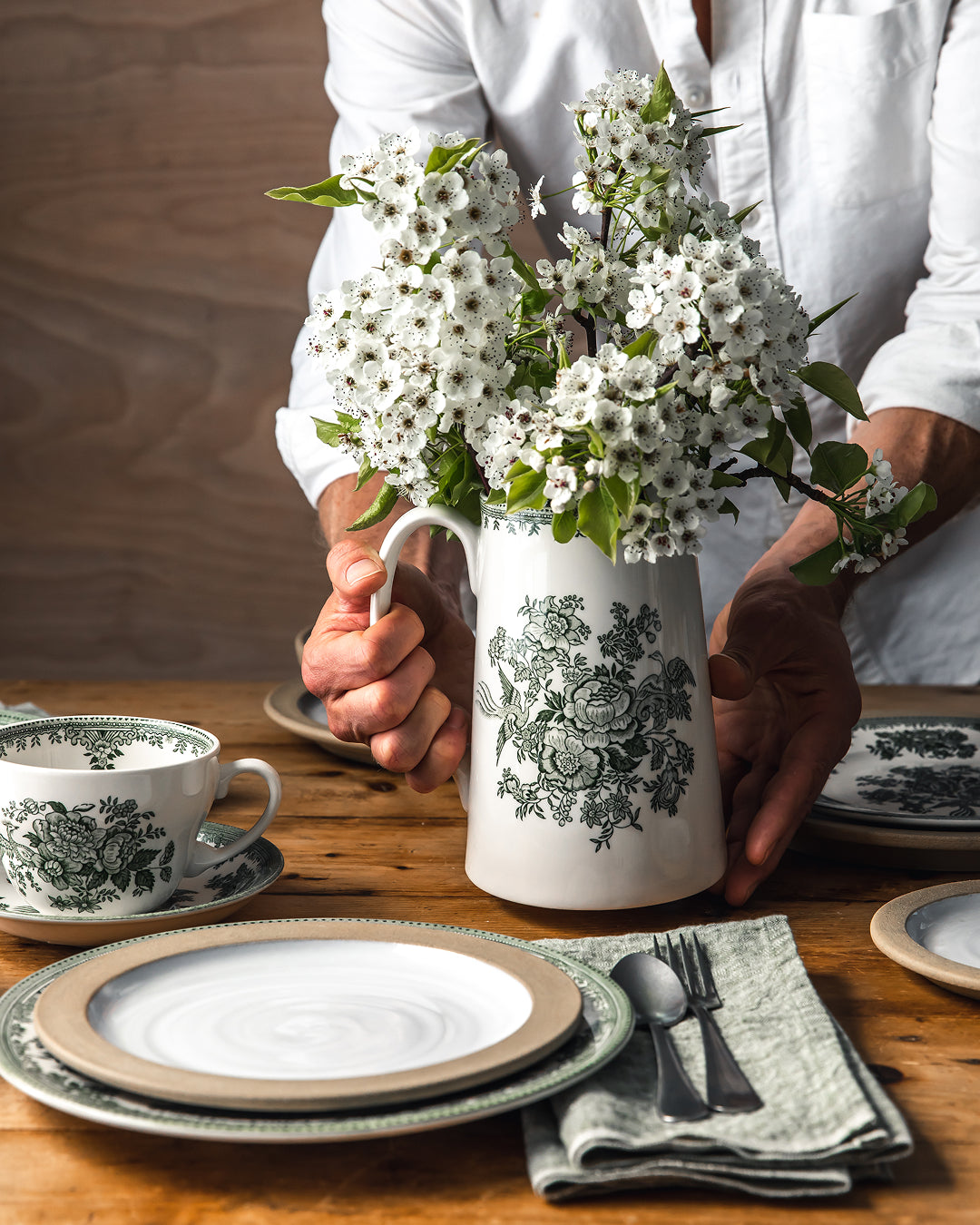 Vintage Transferware Pitchers - Image 7