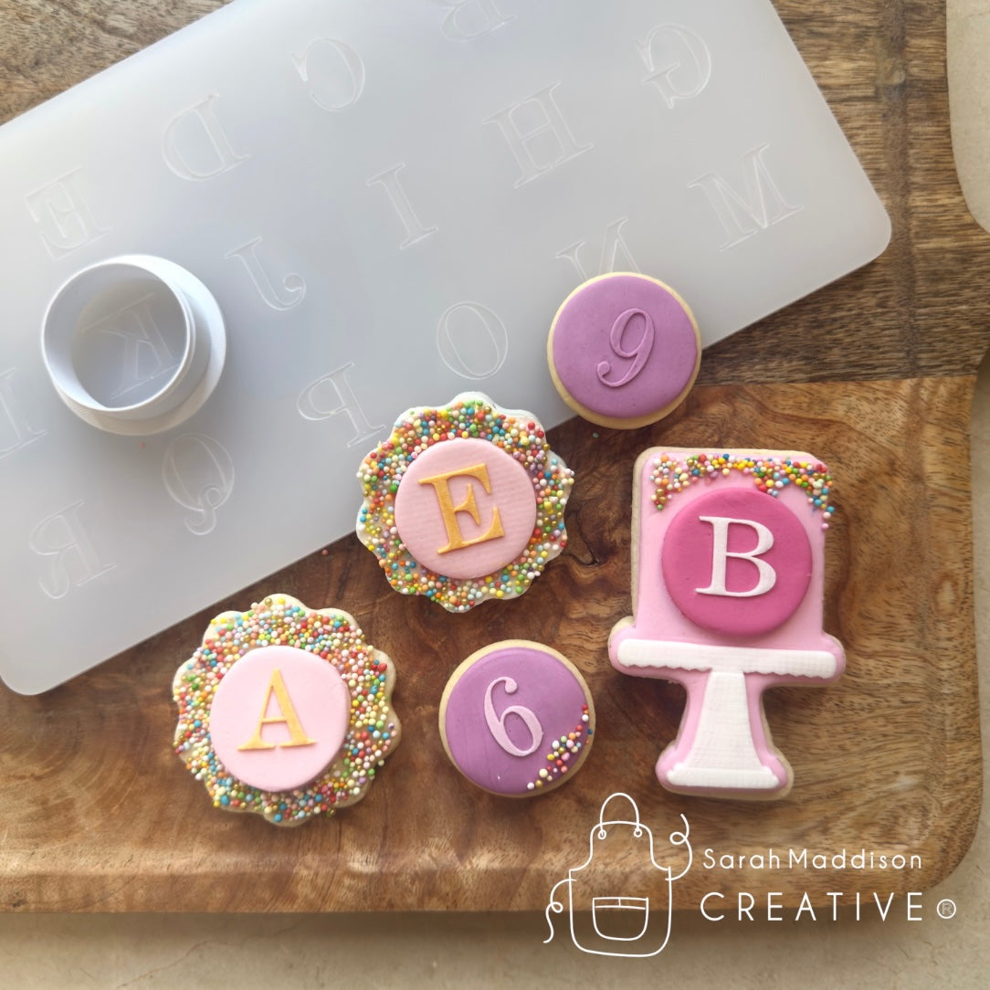 Letter and Number Debosser Plate and Cutter (Sarah Maddison Creative) - Image 2