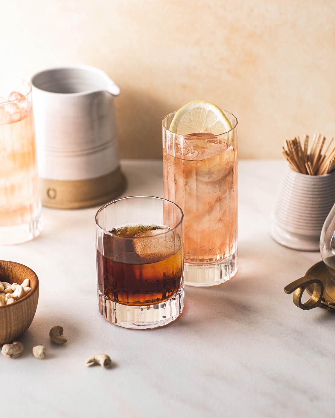 Faceted Glass - Set of 4 - Image 7