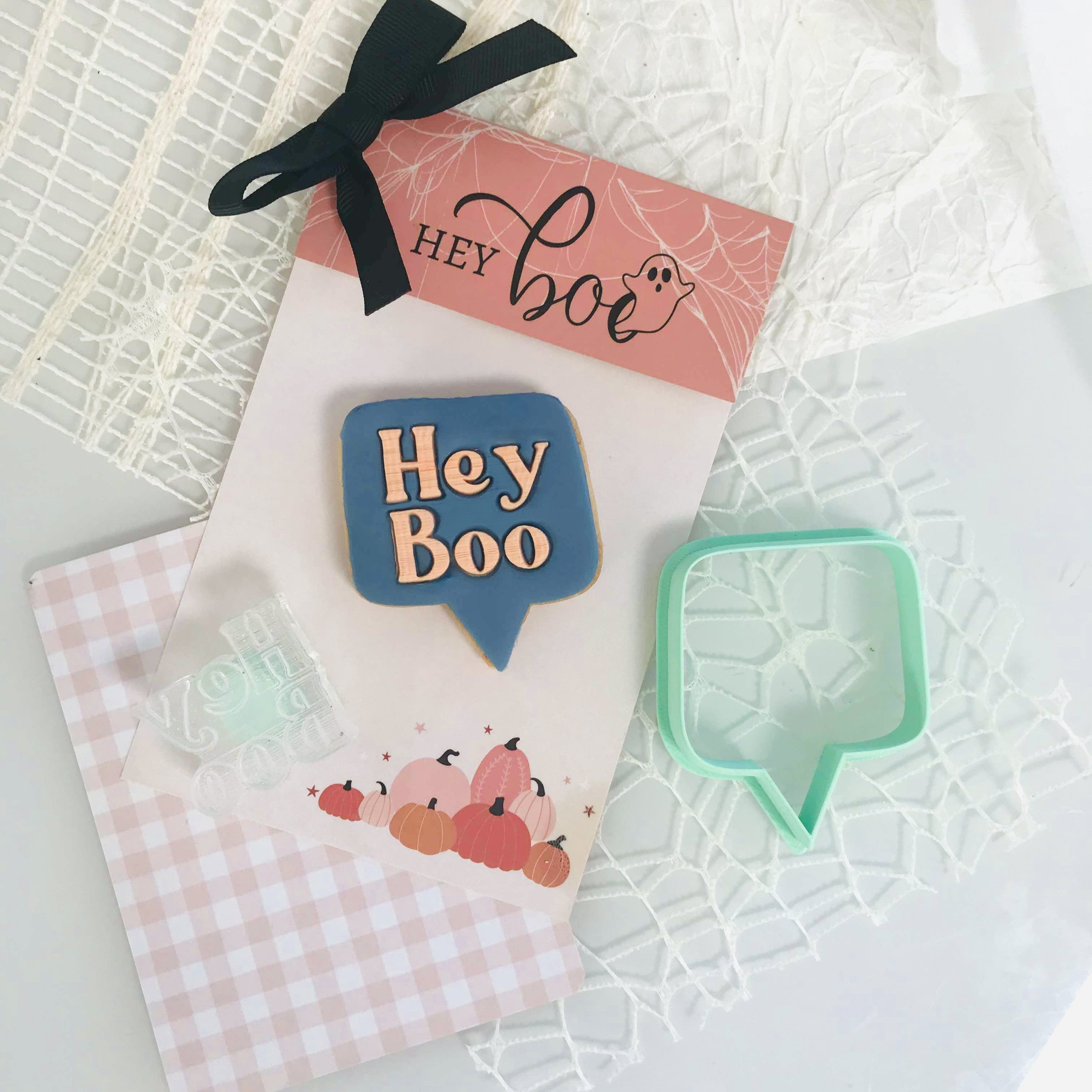 Hey Boo - Halloween Bento Minis Cutter Full Set (SweetP) - Image 2