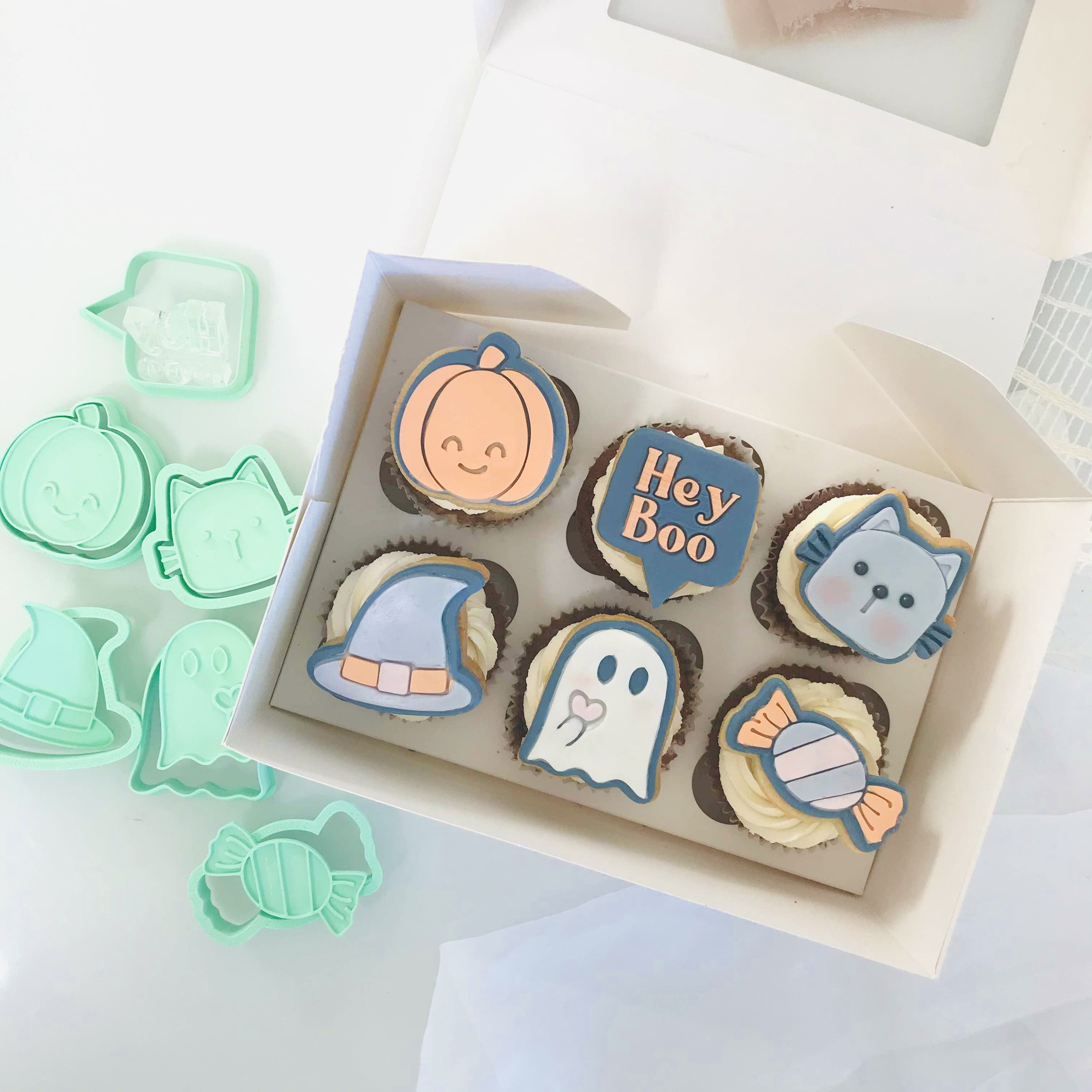 Hey Boo - Halloween Bento Minis Cutter Full Set (SweetP) - Image 8