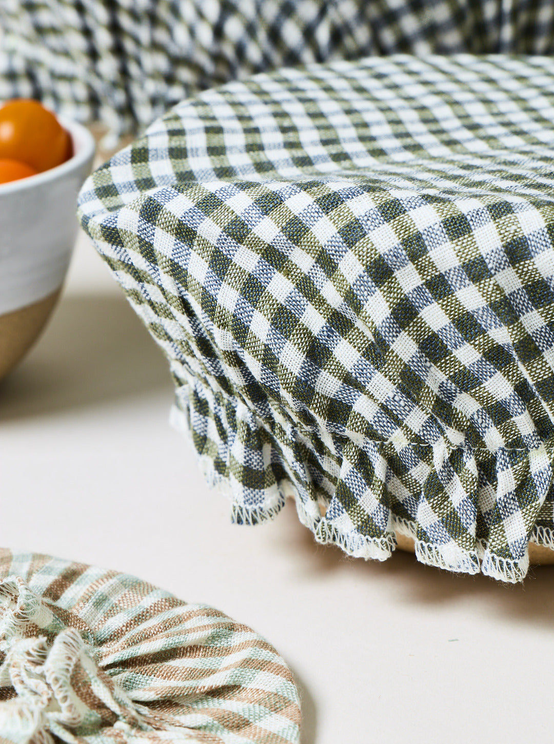 Farmhouse Gingham Bowl Cover Set - Image 3