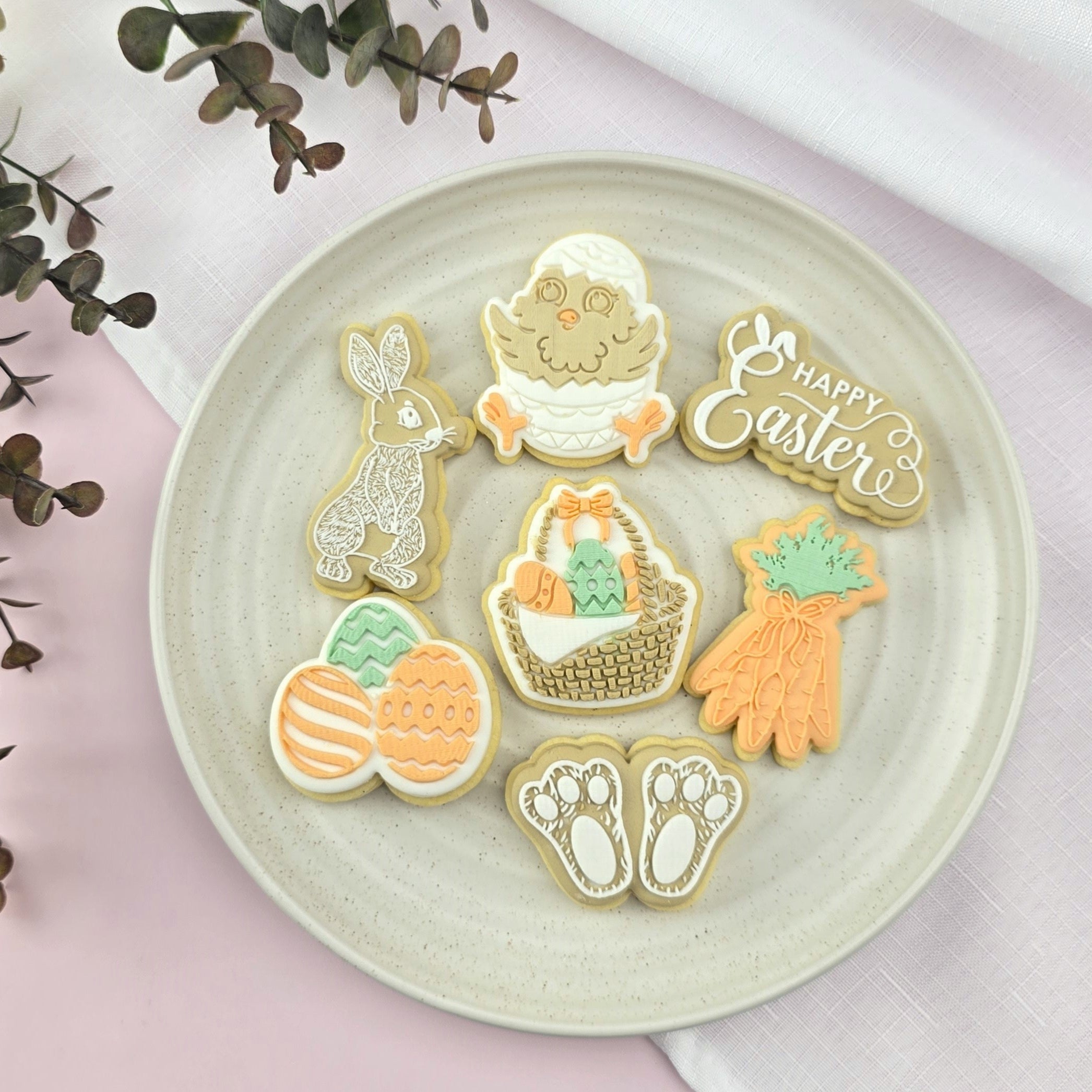 Mini Easter Full 7 Cutter & Debosser Set