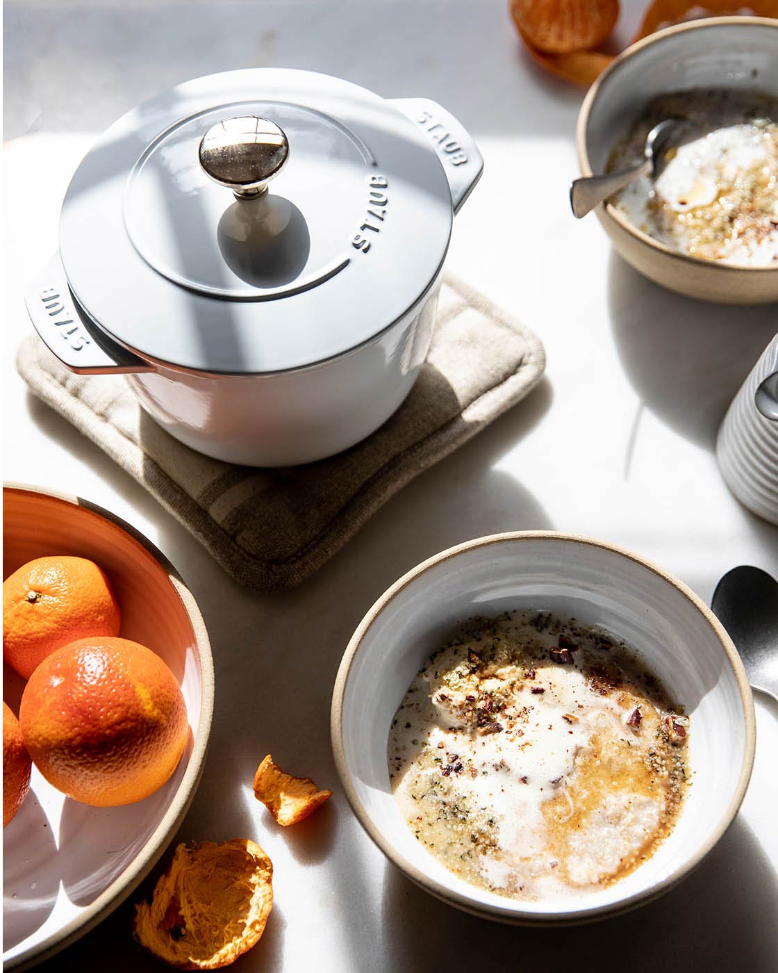 Staub Cast Iron Petite French Oven with Brass Knob - Image 5