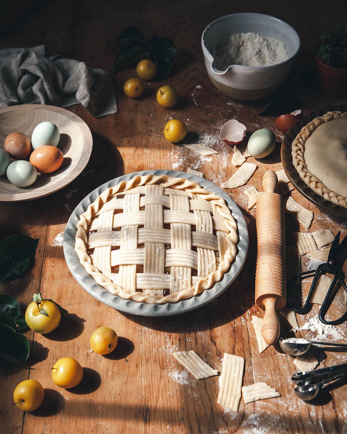 Agrarian Pie Dish - Stone - Image 3