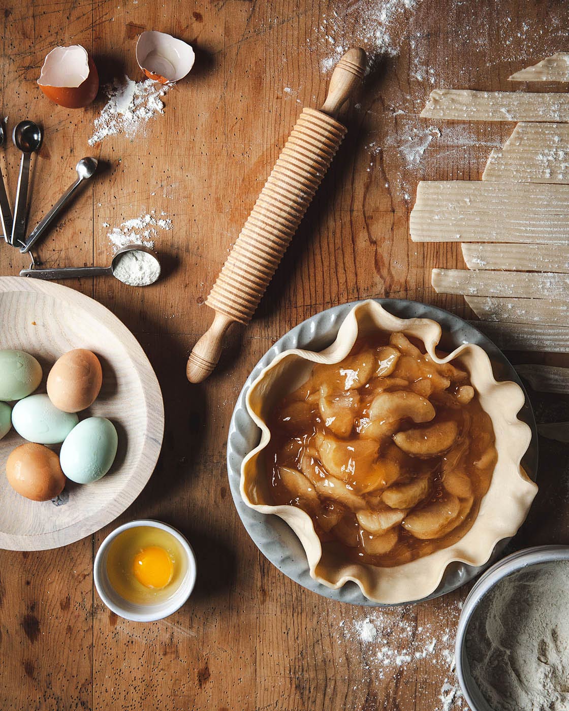 Agrarian Pie Dish - Stone - Image 2