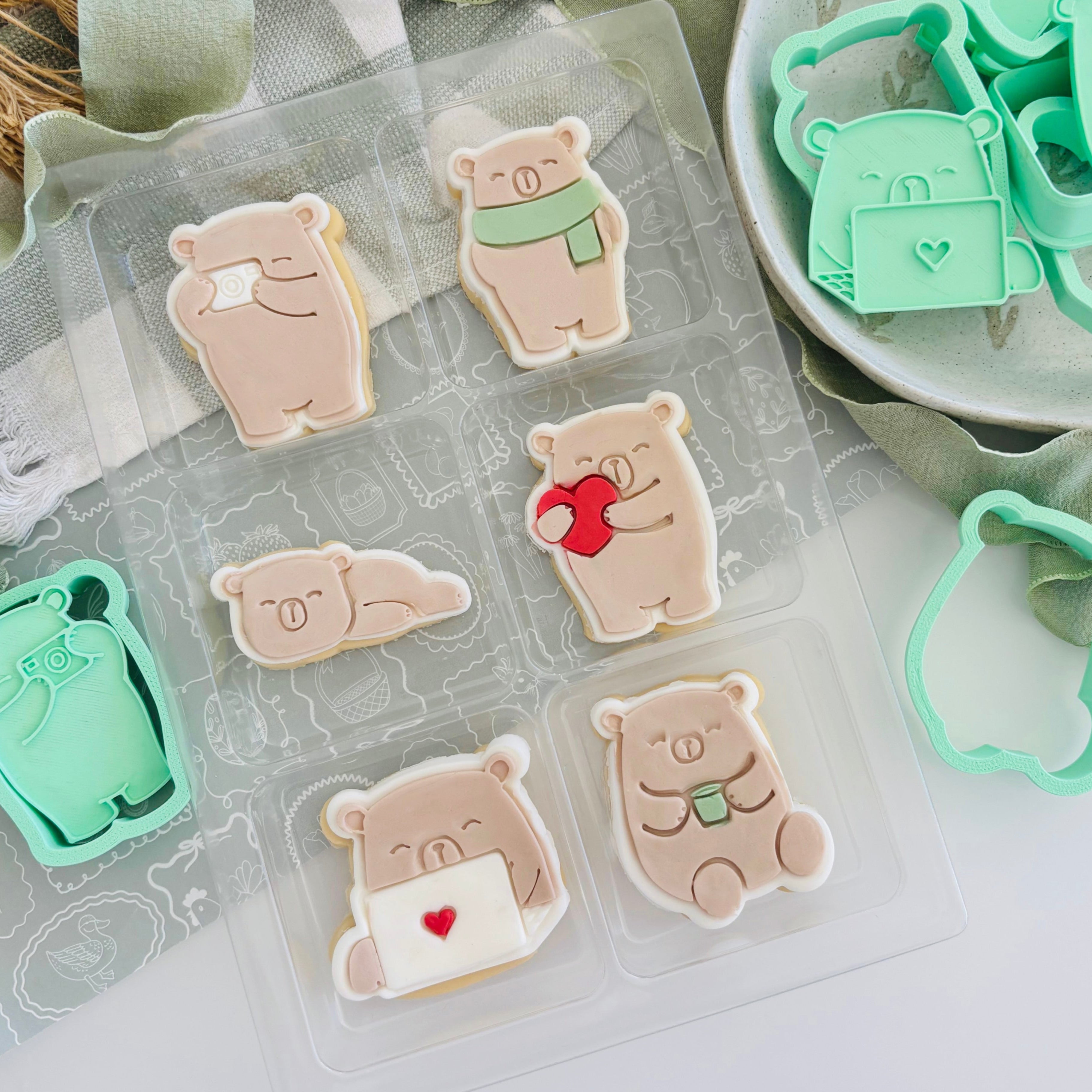 Papa Bear - Bento Minis Cutter Full Set (SweetP)