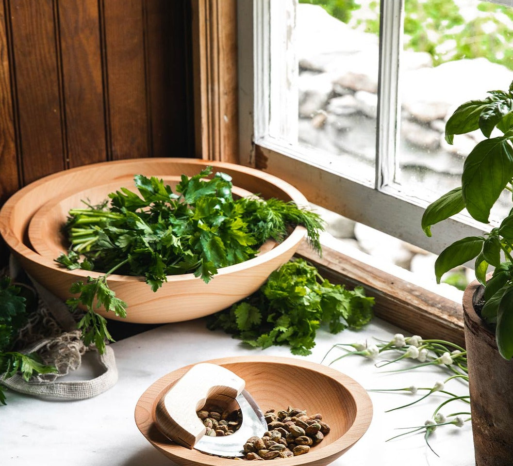Turned Beech Bowls - Image 3