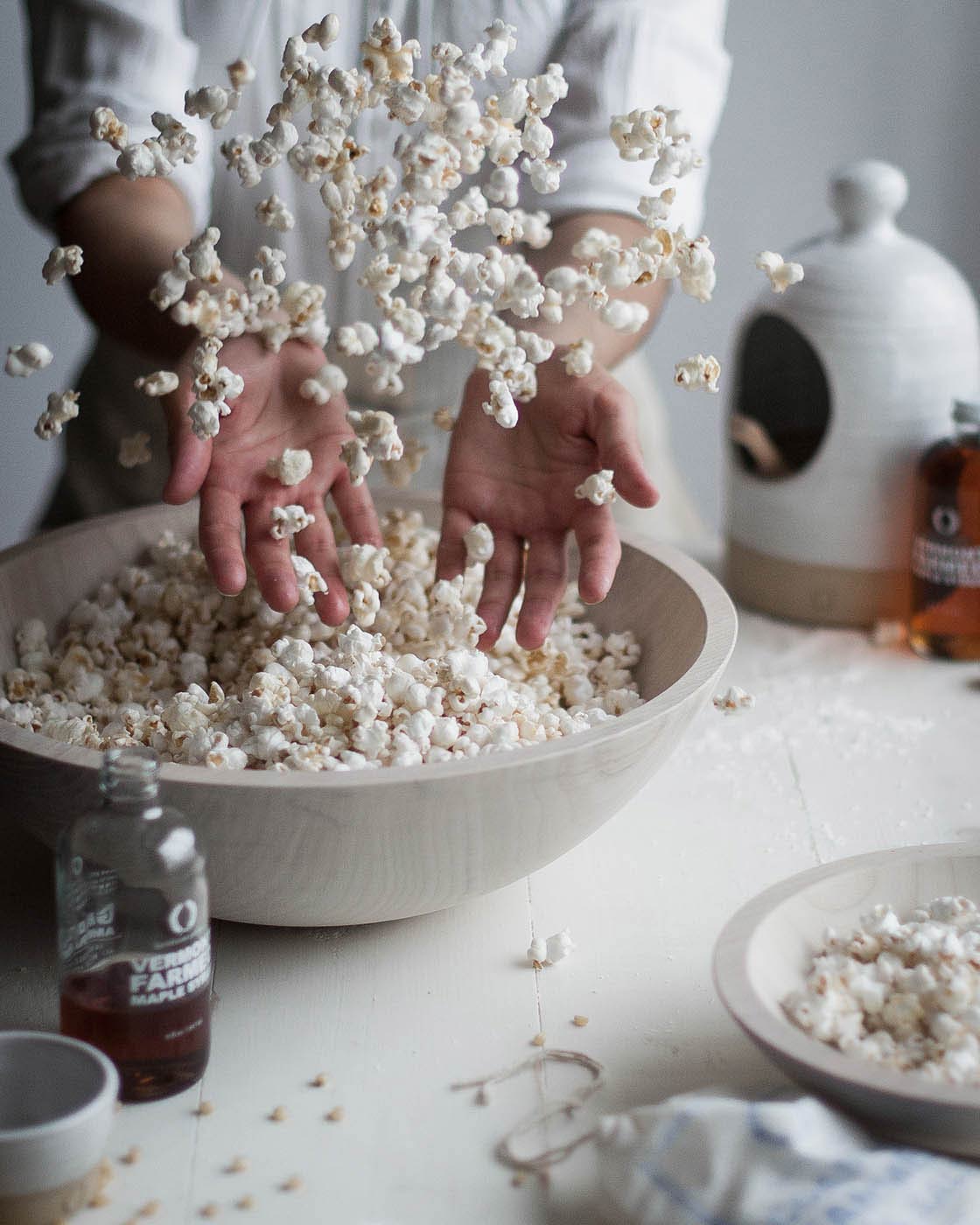 Crafted Wooden Bowls - White - Image 2