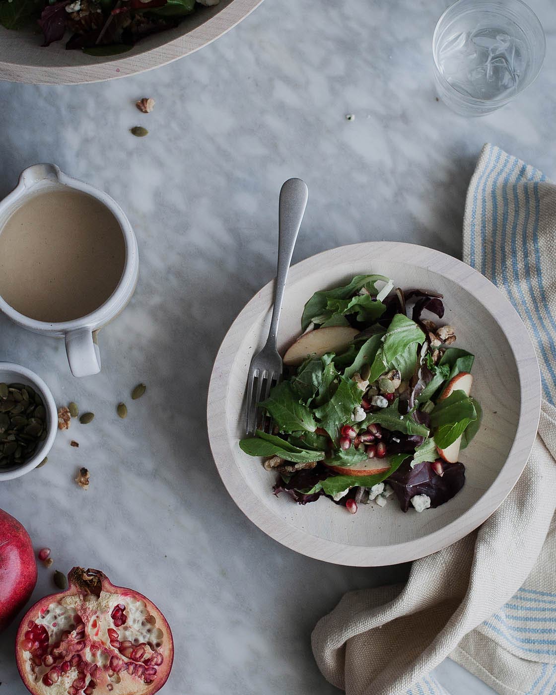 Crafted Wooden Bowls - White - Image 4