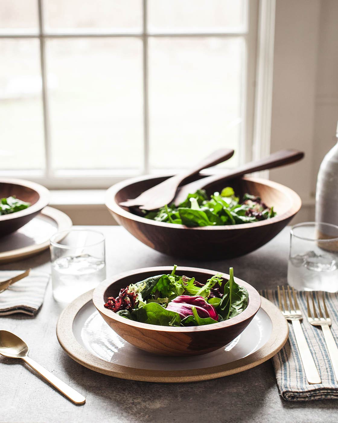 Crafted Salad Servers - Walnut - Image 4