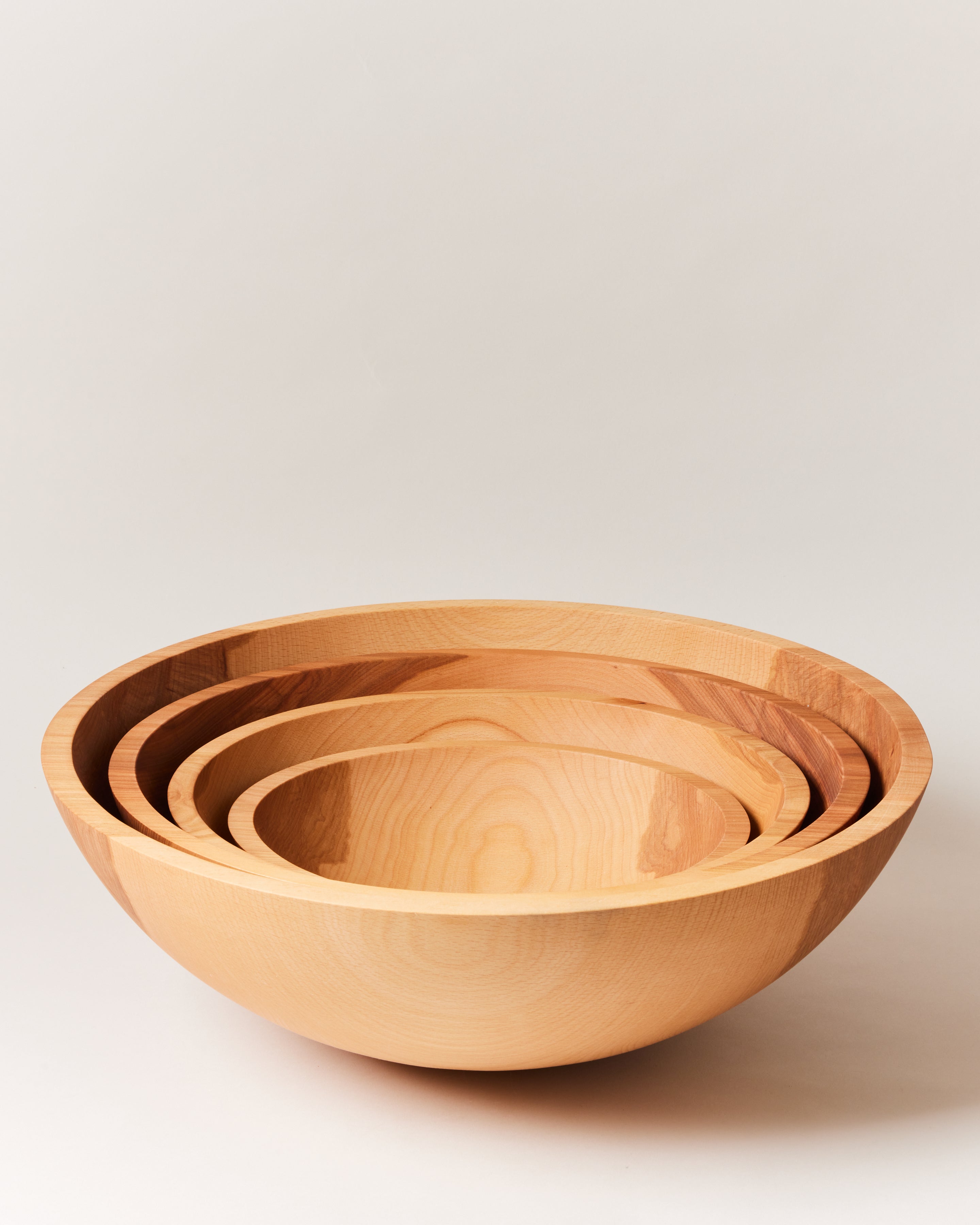 Turned Beech Bowls