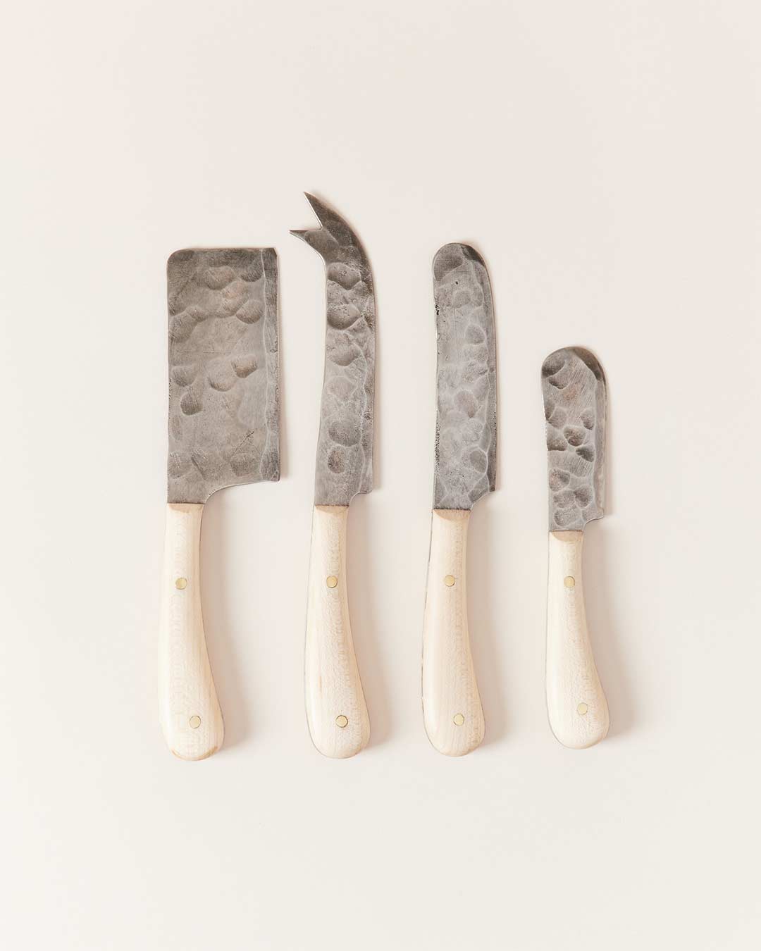 Artisan Forged Cheese Knives - Set of 4 - Image 3