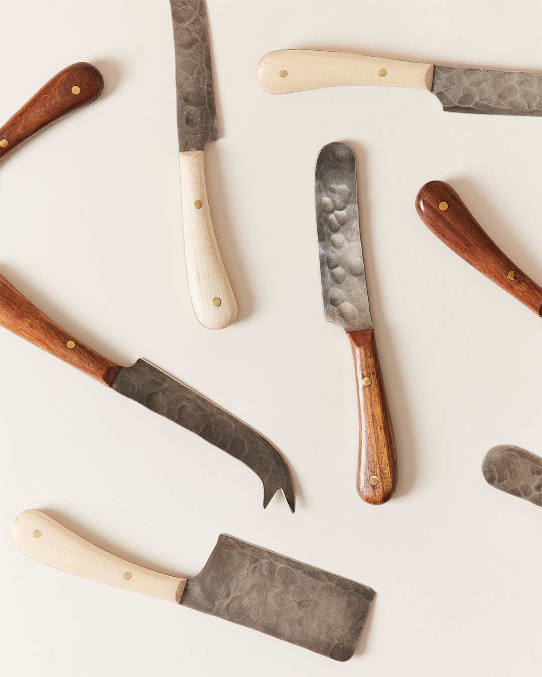 Artisan Forged Cheese Knives - Set of 4 - Image 7