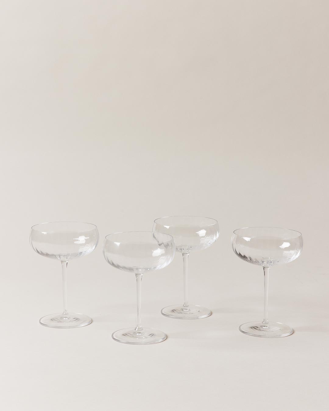 Elegant Coupe Champagne Glass - Set of 4