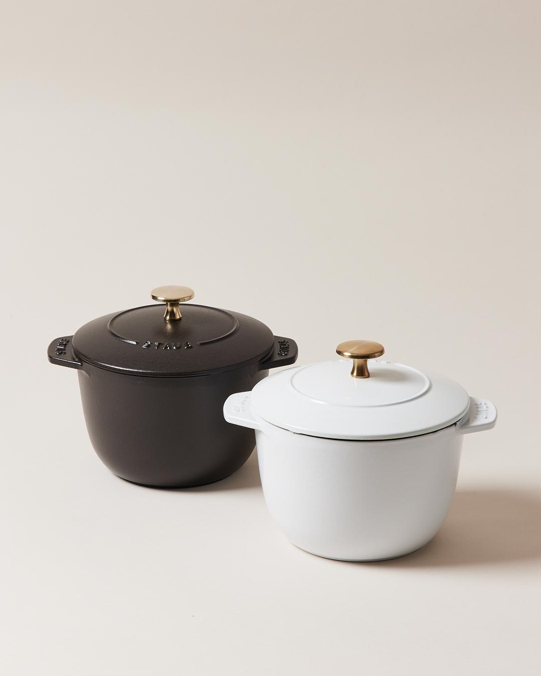 Staub Cast Iron Petite French Oven with Brass Knob