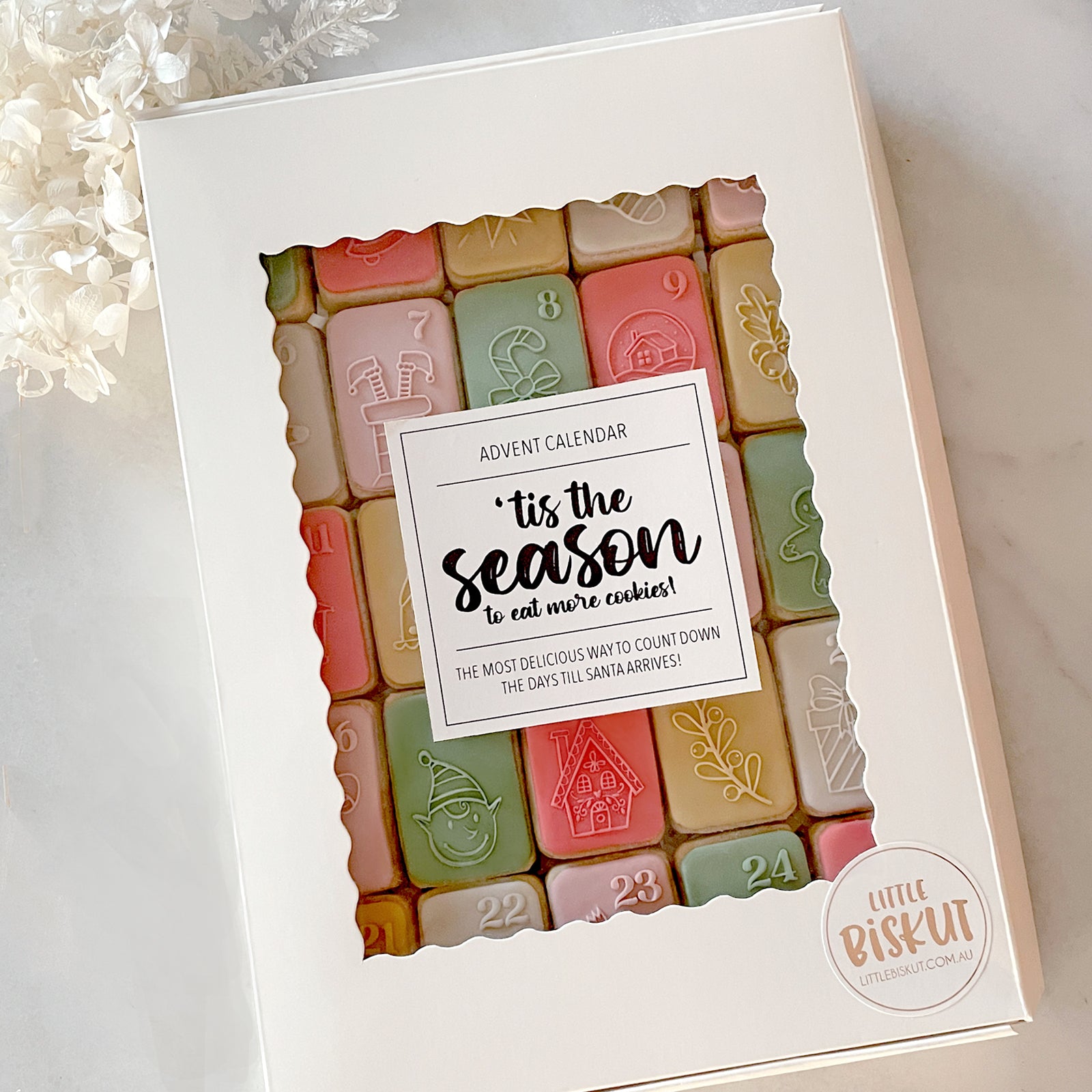 Holly Jolly Advent Cutter & Debosser Set (Little Biskut) - Image 4