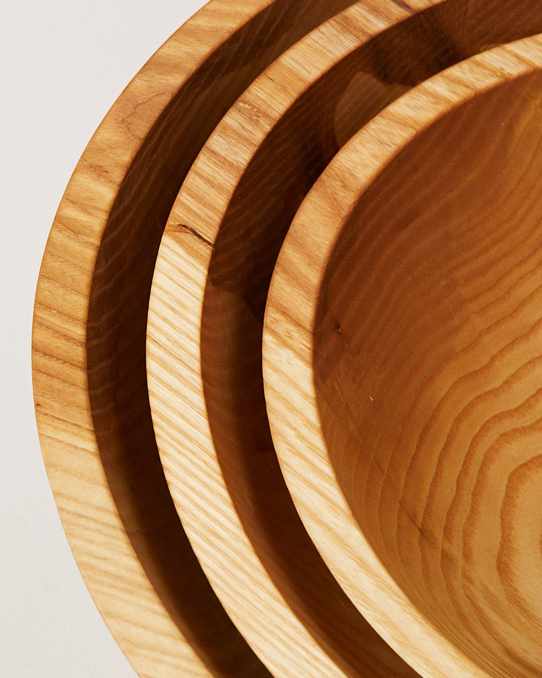 Crafted Wooden Bowls - Natural - Image 2