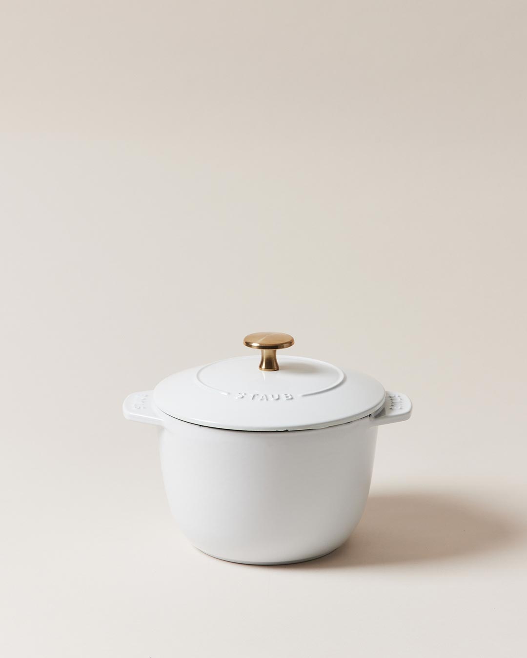 Staub Cast Iron Petite French Oven with Brass Knob - Image 3