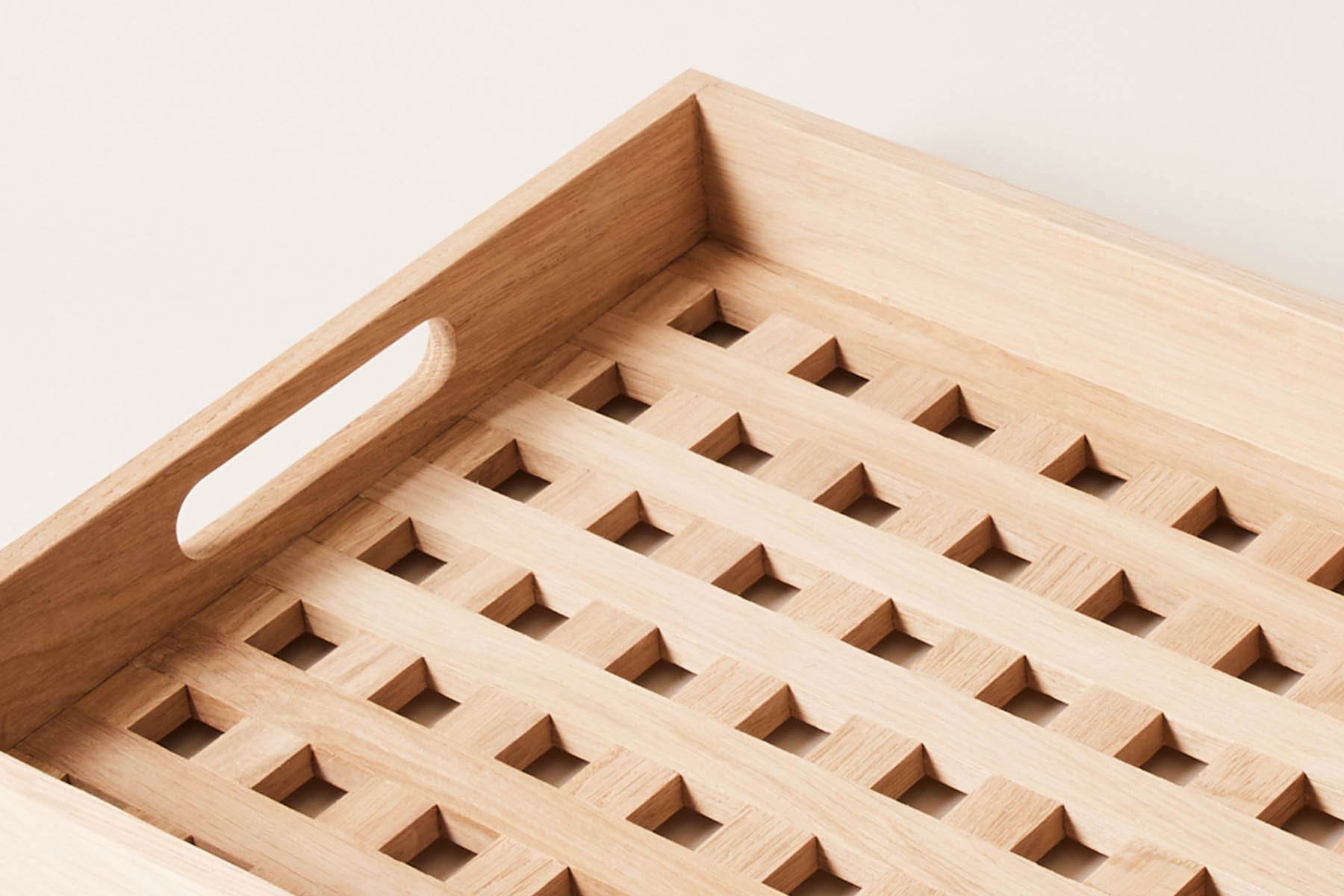 Wooden Lattice Tray - Image 4
