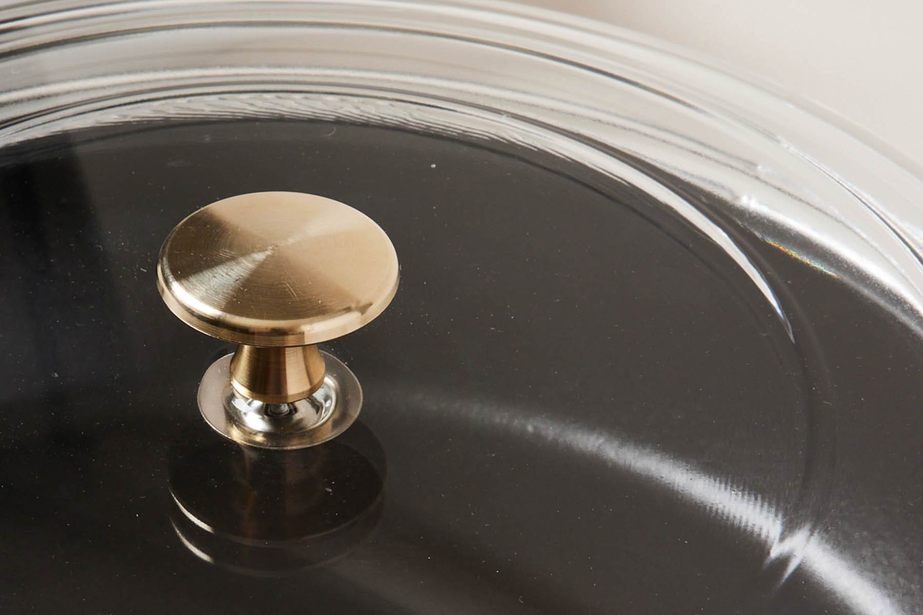 Staub Cast Iron Braiser with Brass Knob - Image 3