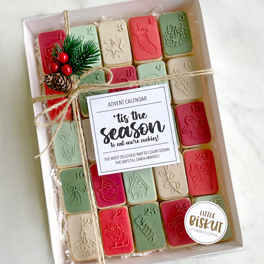 Holly Jolly Advent Cutter & Debosser Set (Little Biskut) - Image 5