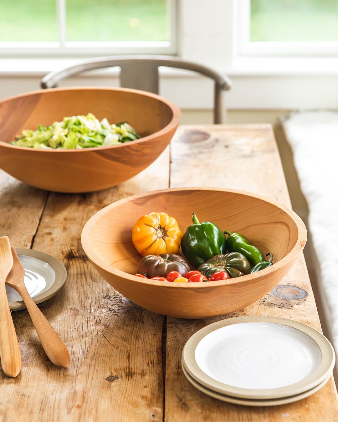 Turned Beech Bowls - Image 13