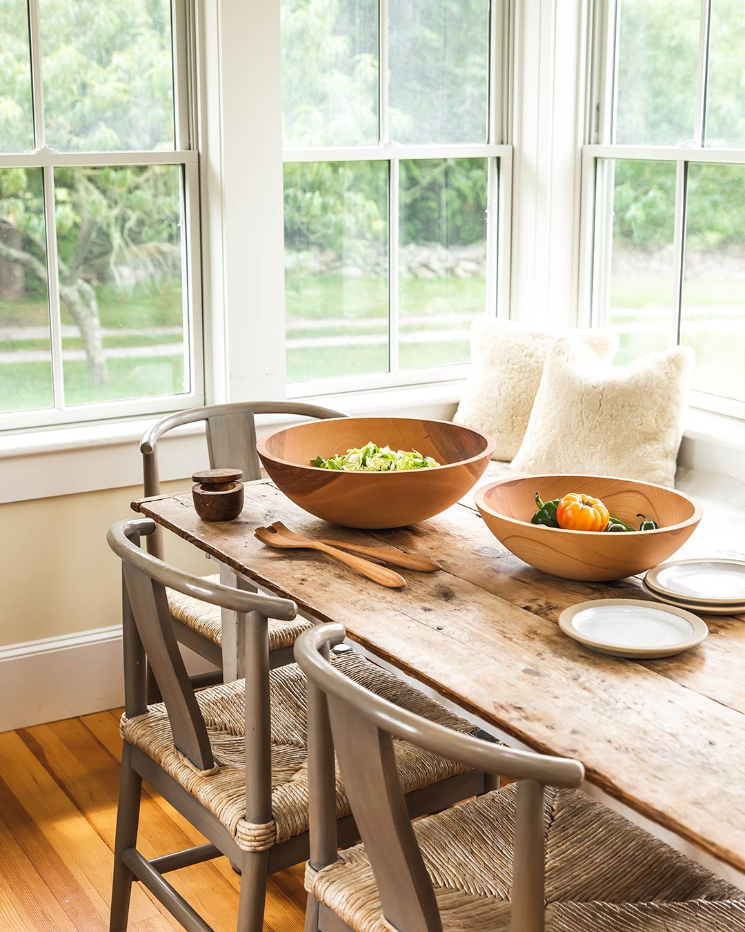 Turned Beech Bowls - Image 5