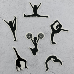 Cheerleader Silhouette Cutter and Debosser Full Set (6) - Image 2