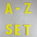 Full Set Thin Letter Cutters