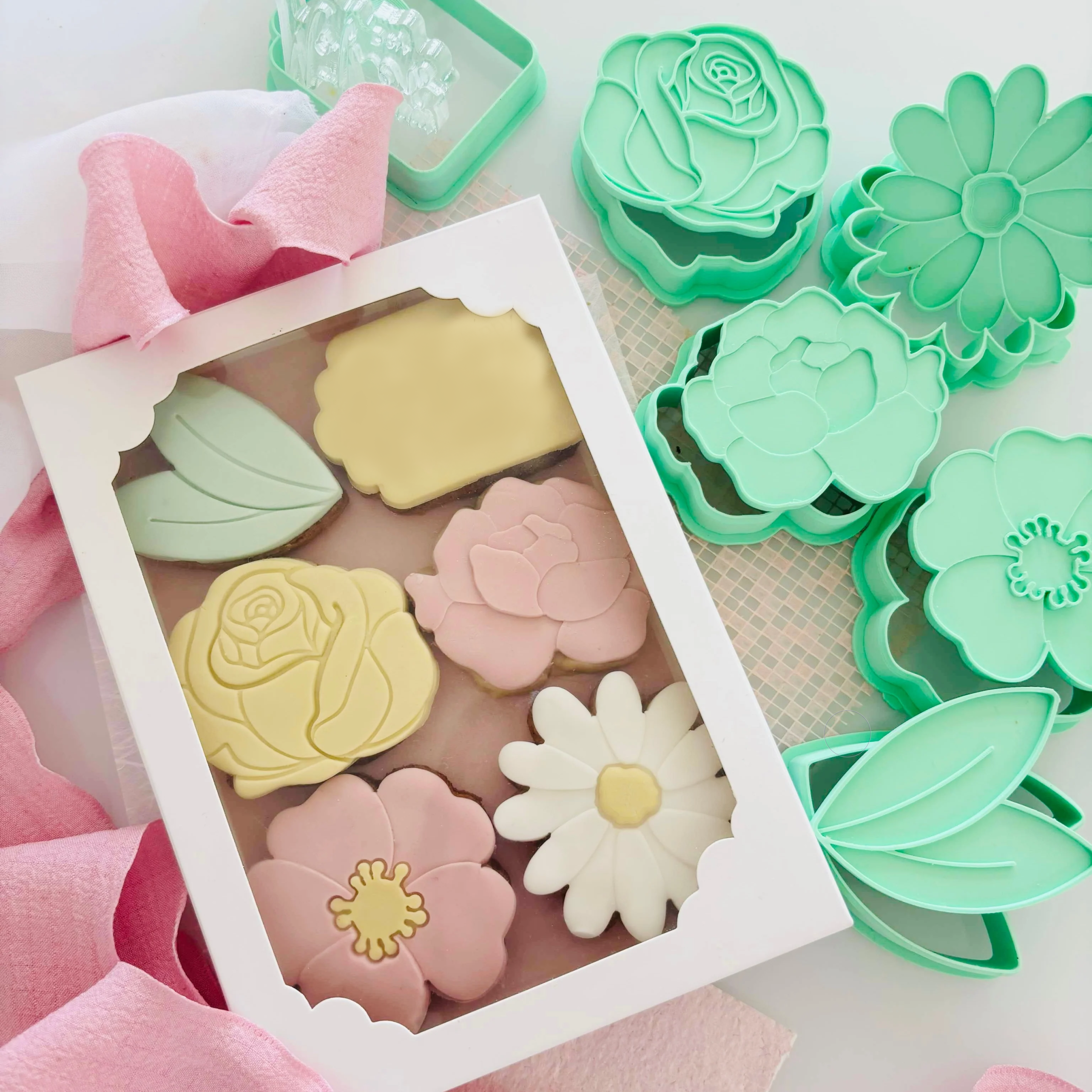 3D Flower Pot + Flowers Bento Full Set (SweetP) - Image 2